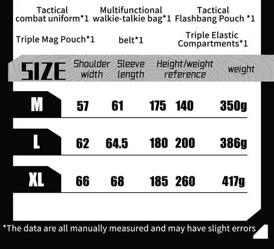 DM Gear Tactical Combat Uniform Jacket with Triple Mag Pouch (混迹 Hun Ji) - APEXTAC GEAR
