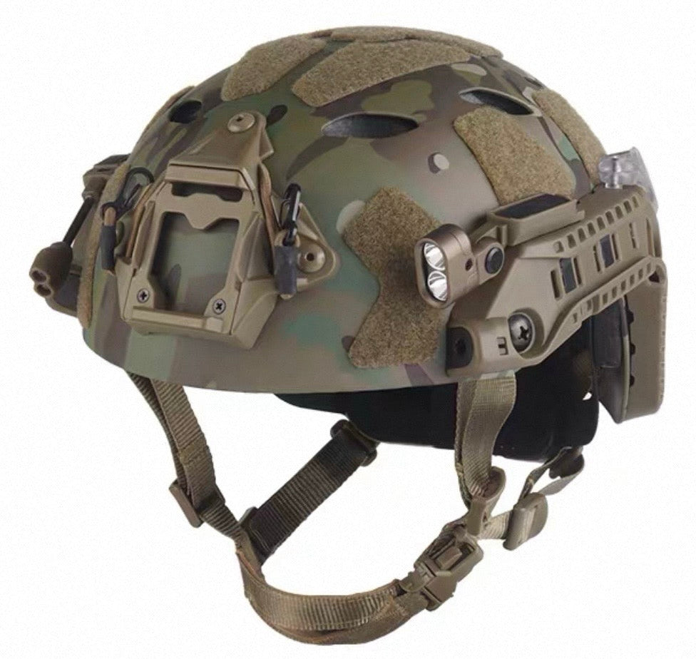 WOSPORT Modular ARC Rail SF Helmet Set (HL-40) - MC Camo - APEXTAC GEAR