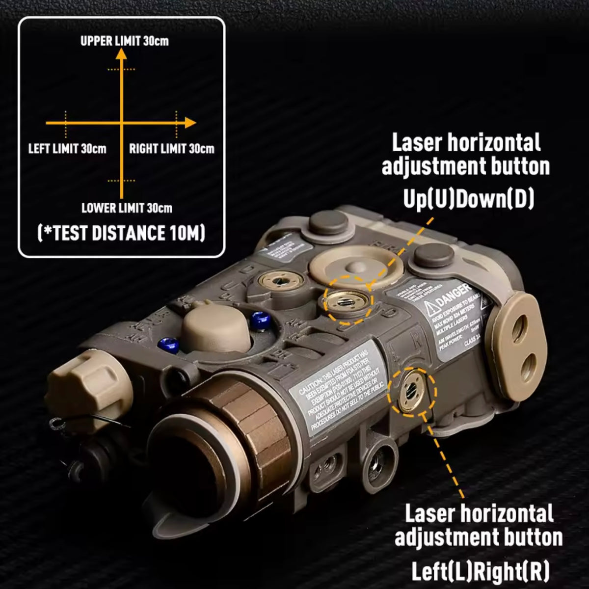 WADSN NGAL 2025 Version Integrated Laser IR Pointer / LED Light Aiming Device - APEXTAC GEAR