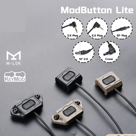 WADSN M-Button Lite Rail Switch for Flashlight / Laser Unit - APEXTAC GEAR