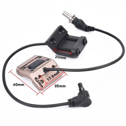 WADSN M-Button Offset Rail Mount Pressure Switch for Flashlight / Laser Unit - APEXTAC GEAR