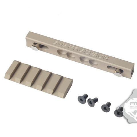 FMA CNC 45 Degree Aluminium LOWPRO Flashlight Mount for Rail - TAN (TB857) - APEXTAC GEAR