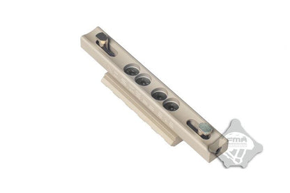 FMA CNC 45 Degree Aluminium LOWPRO Flashlight Mount for Rail - TAN (TB857) - APEXTAC GEAR
