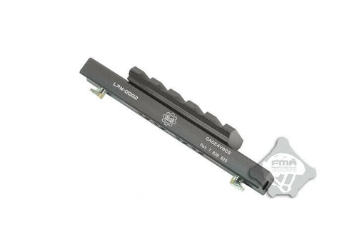 FMA CNC 45 Degree Aluminium LOWPRO Flashlight Mount for Rail - BLACK (TB858) - APEXTAC GEAR