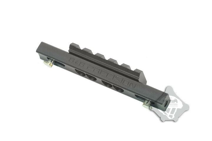 FMA CNC 45 Degree Aluminium LOWPRO Flashlight Mount for Rail - BLACK (TB858) - APEXTAC GEAR