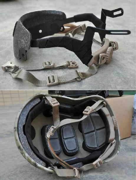 FMA Base Jump Bump Helmet Tactical Outdoor Paintball Milsim L/XL - TYP Camo - APEXTAC GEAR