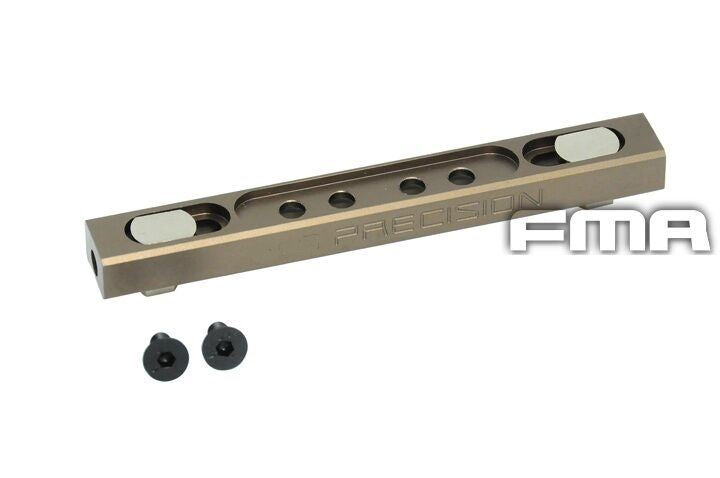 FMA Aluminum LOWPRO Rail Mount for Surefire M300 M600 Scout Light Series - TAN - APEXTAC GEAR