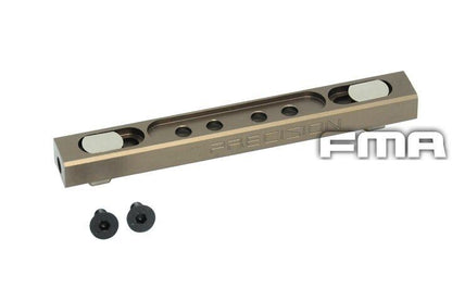 FMA Aluminum LOWPRO Rail Mount for Surefire M300 M600 Scout Light Series - TAN - APEXTAC GEAR