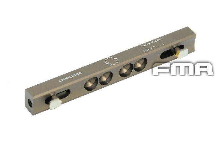 FMA Aluminum LOWPRO Rail Mount for Surefire M300 M600 Scout Light Series - TAN - APEXTAC GEAR