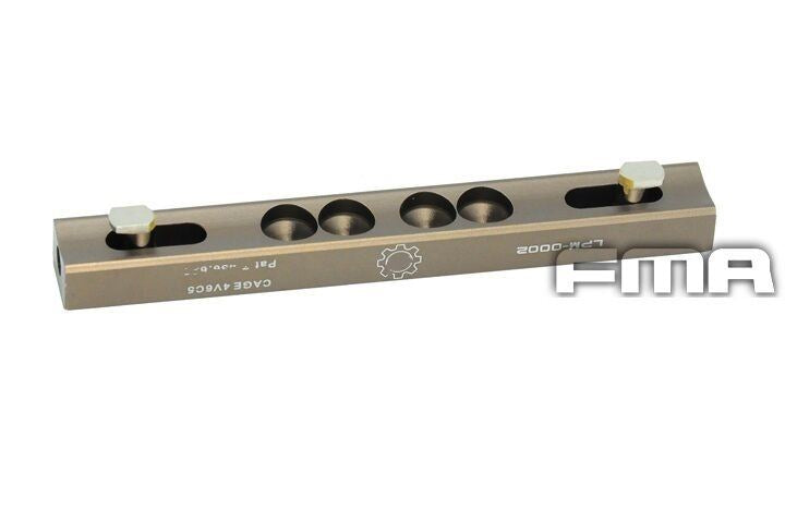 FMA Aluminum LOWPRO Rail Mount for Surefire M300 M600 Scout Light Series - TAN - APEXTAC GEAR