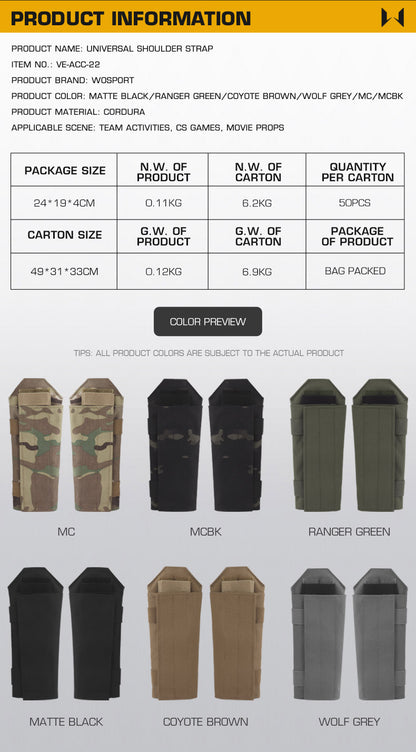WOSPORT Universal Shoulder Straps (VE-ACC-22) - APEXTAC GEAR