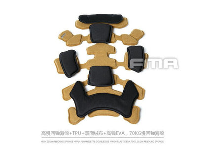 FMA MT Helmet Pads Internal Protective Cushion TPU + EVA (TB1275) - APEXTAC GEAR