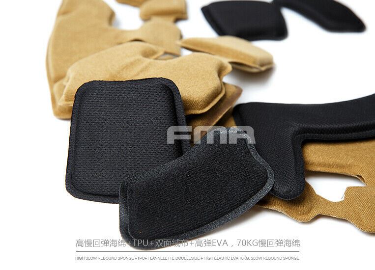 FMA MT Helmet Pads Internal Protective Cushion TPU + EVA (TB1275) - APEXTAC GEAR