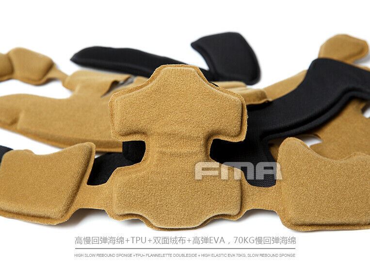 FMA MT Helmet Pads Internal Protective Cushion TPU + EVA (TB1275) - APEXTAC GEAR