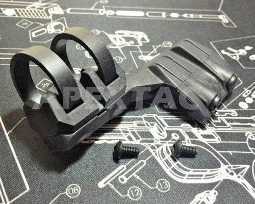 FMA FR Battery Clip Offset Flashlight Rail Mount for Surefire Light (BK LHS) - APEXTAC GEAR