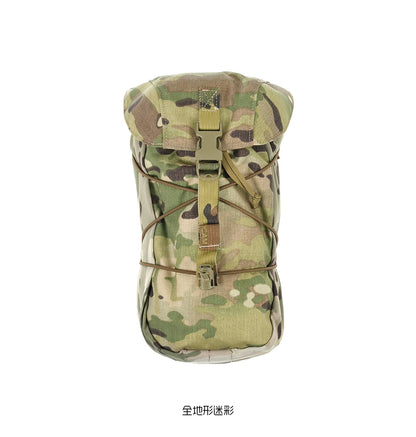 PEW Tactical CP SPS style 11x6x4 multi-purpose MOLLE utility drop-leg pouch with adjustable straps and multiple compartments.