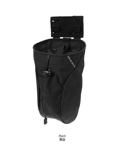 PEW Tactical CP Style RUD foldable MOLLE dump pouch with adjustable opening and MOLLE attachment system for tactical gear.
