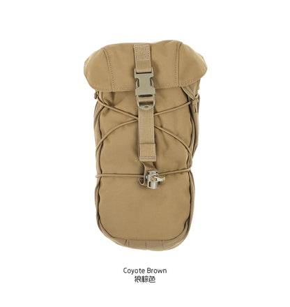PEW Tactical CP SPS style 11x6x4 multi-purpose MOLLE utility drop-leg pouch with adjustable straps and multiple compartments.