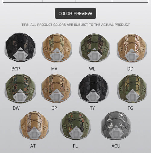 WOSPORT WST Helmet Cover With Elastic Rope (CO-17)