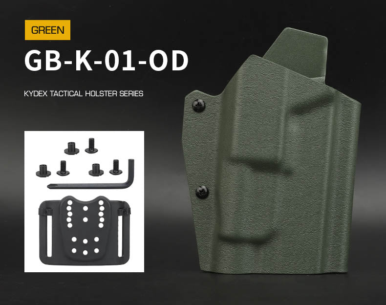 WOSPORT lightweight Kydex tactical holster for G-TLR-1 handgun accessory setup