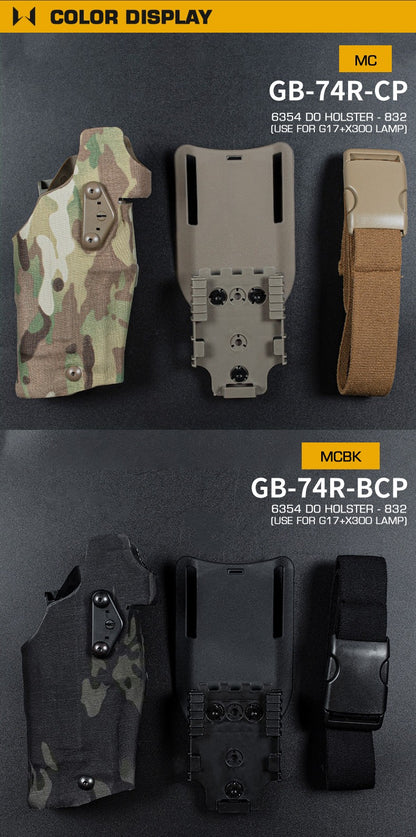 WOSPORT 6354 DO Holster - 832 For G17 + X300  (GB-74)