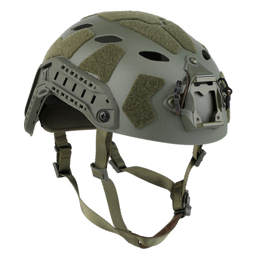 WOSPORT FAST SF High Cut Helmet Standard Edition (HL-31-E) - GREEN