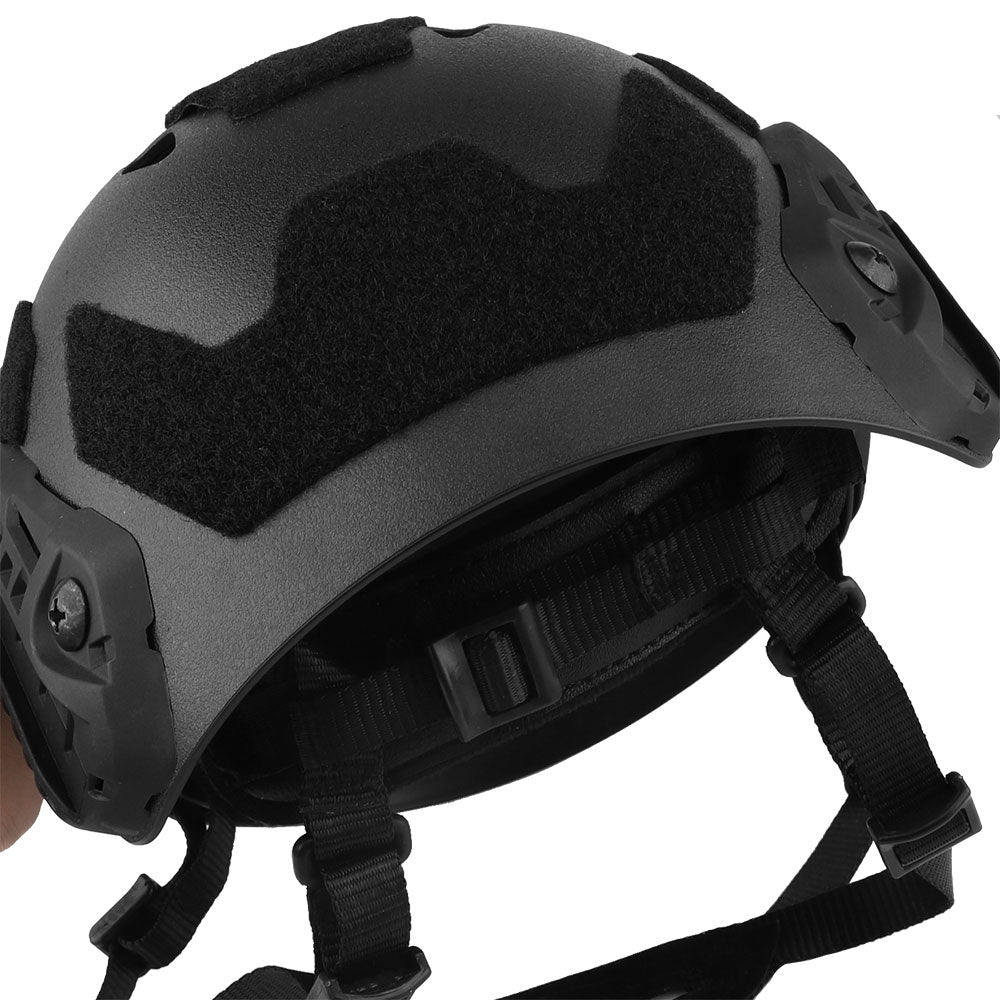 WOSPORT FAST SF High Cut Helmet Standard Edition (HL-31-E) - BLACK - APEXTAC GEAR