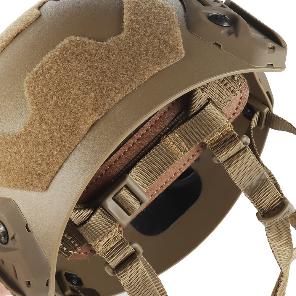 WOSPORT FAST SF High Cut Helmet Standard Edition (HL-31-E) - TAN - APEXTAC GEAR