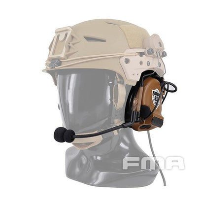 FMA FCS Tactical Headset COMTAC3 Headset Communication Pickup Noise Reduction - DE - APEXTAC GEAR