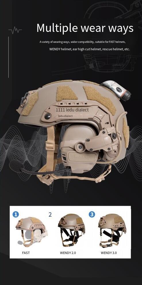 FMA FCS Tactical FE Headset Digital Pickup Noise Reduction Headset - FG - APEXTAC GEAR