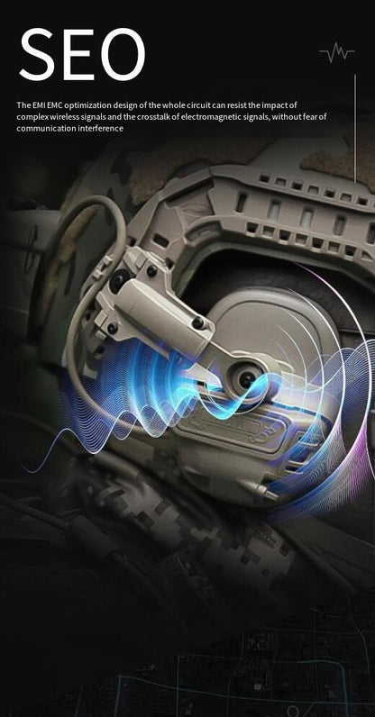 FMA FCS Tactical FE Headset Digital Pickup Noise Reduction Headset - FG - APEXTAC GEAR