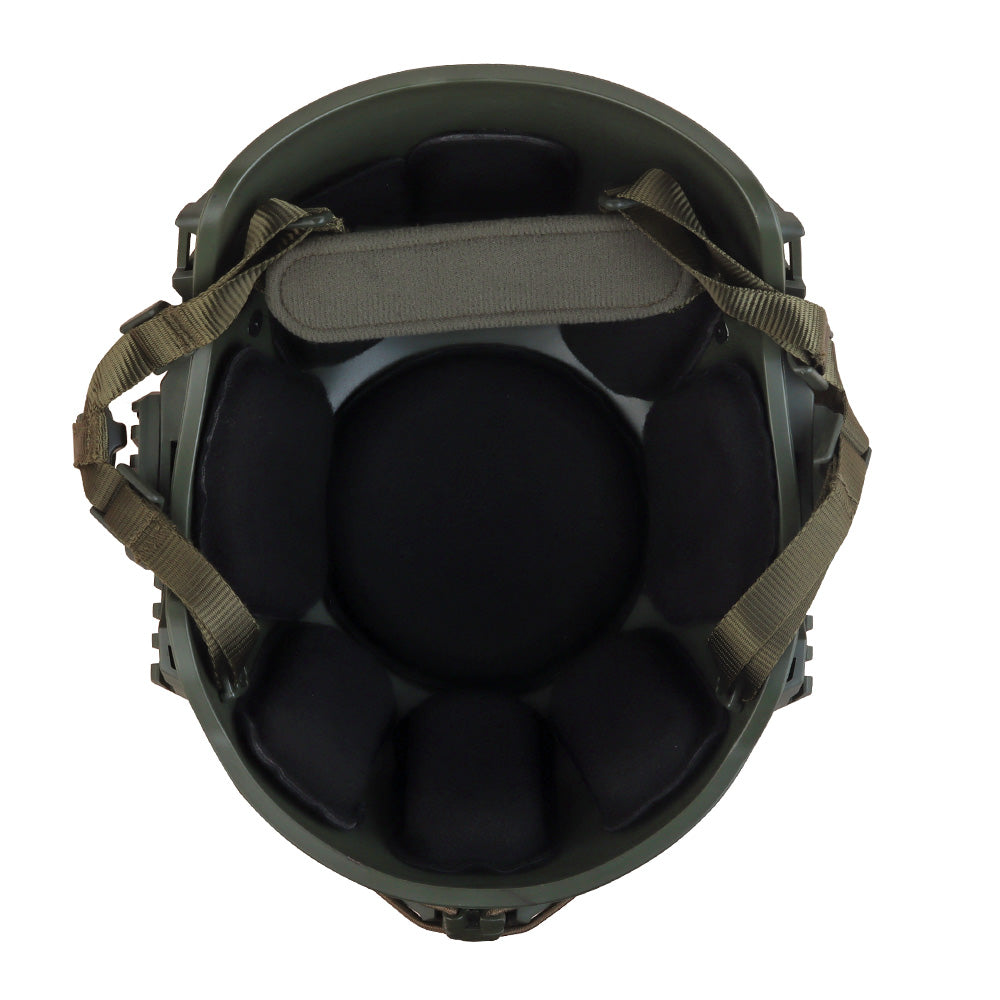 WOSPORT WENDY 3.0 Thick Helmet (Standard Version) ( HL-103E) - GREEN - APEXTAC GEAR