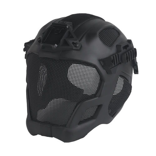 WOSPORT W23 Full Protection Tactical Helmet (HL-107) - BLACK