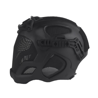 WOSPORT W23 Full Protection Tactical Helmet (HL-107) - BLACK - APEXTAC GEAR