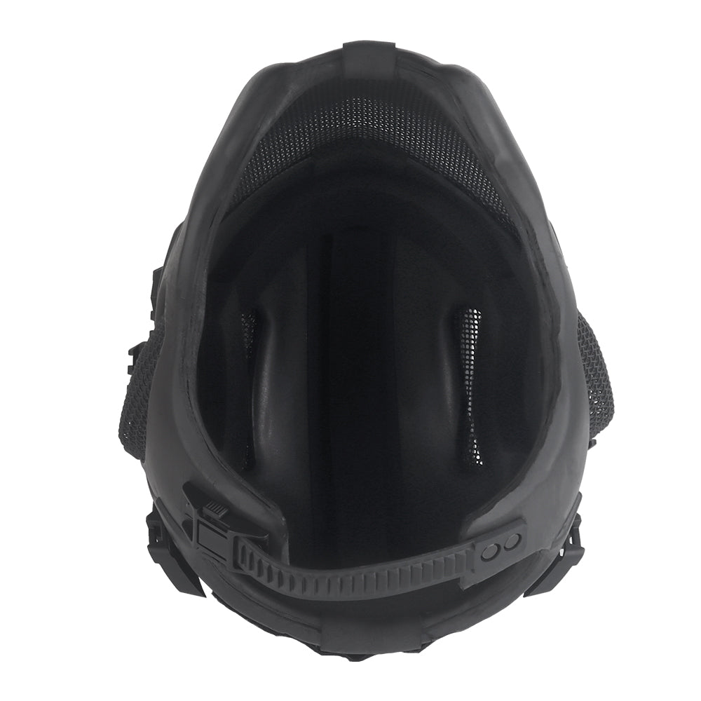 WOSPORT W23 Full Protection Tactical Helmet (HL-107) - BLACK - APEXTAC GEAR
