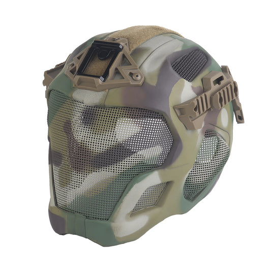 WOSPORT W23 Full Protection Tactical Helmet (HL-107) - MC Camo - APEXTAC GEAR