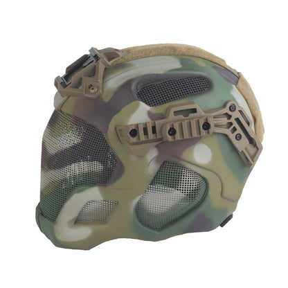 WOSPORT W23 Full Protection Tactical Helmet (HL-107) - MC Camo - APEXTAC GEAR