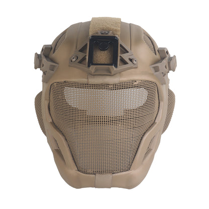 WOSPORT W23 Full Protection Tactical Helmet (HL-107) - TAN - APEXTAC GEAR