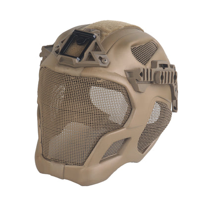 WOSPORT W23 Full Protection Tactical Helmet (HL-107) - TAN - APEXTAC GEAR