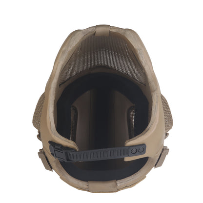 WOSPORT W23 Full Protection Tactical Helmet (HL-107) - TAN - APEXTAC GEAR