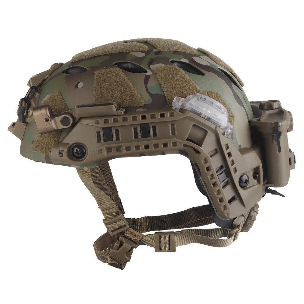 WOSPORT Modular ARC Rail SF Helmet Set (HL-40) - MC Camo - APEXTAC GEAR