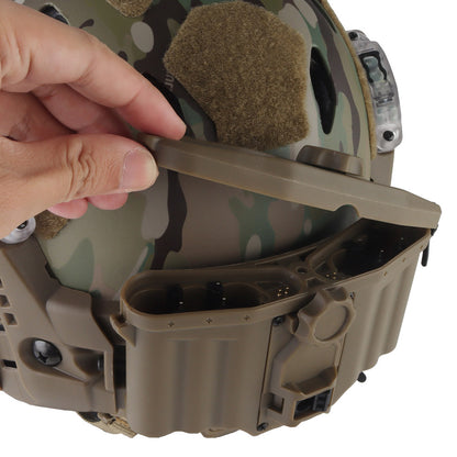 WOSPORT Modular ARC Rail SF Helmet Set (HL-40) - MC Camo - APEXTAC GEAR