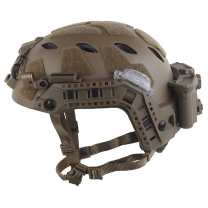 WOSPORT SF Tactical Helmet with Modular ARC Rail Set (HL-40) - DE - APEXTAC GEAR