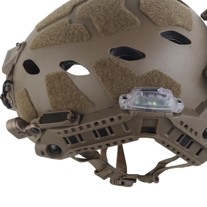 WOSPORT SF Tactical Helmet with Modular ARC Rail Set (HL-40) - DE - APEXTAC GEAR