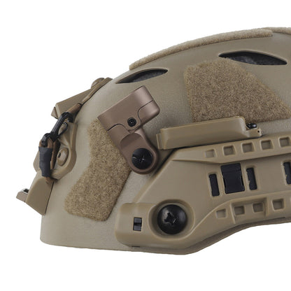 WOSPORT SF Tactical Helmet with Modular ARC Rail Set (HL-40) - TAN - APEXTAC GEAR