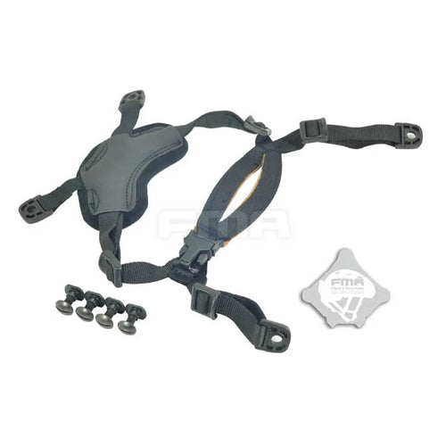 FMA ACH HEAD-LOC X-NAPE Helmet Suspension System - BLACK (TB956) - APEXTAC GEAR
