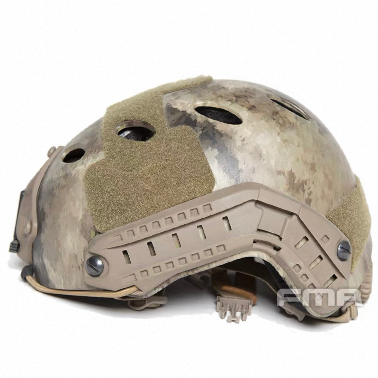 FMA PJ Vented Helmet for Outdoor Paintball Training - AT Camo - APEXTAC GEAR