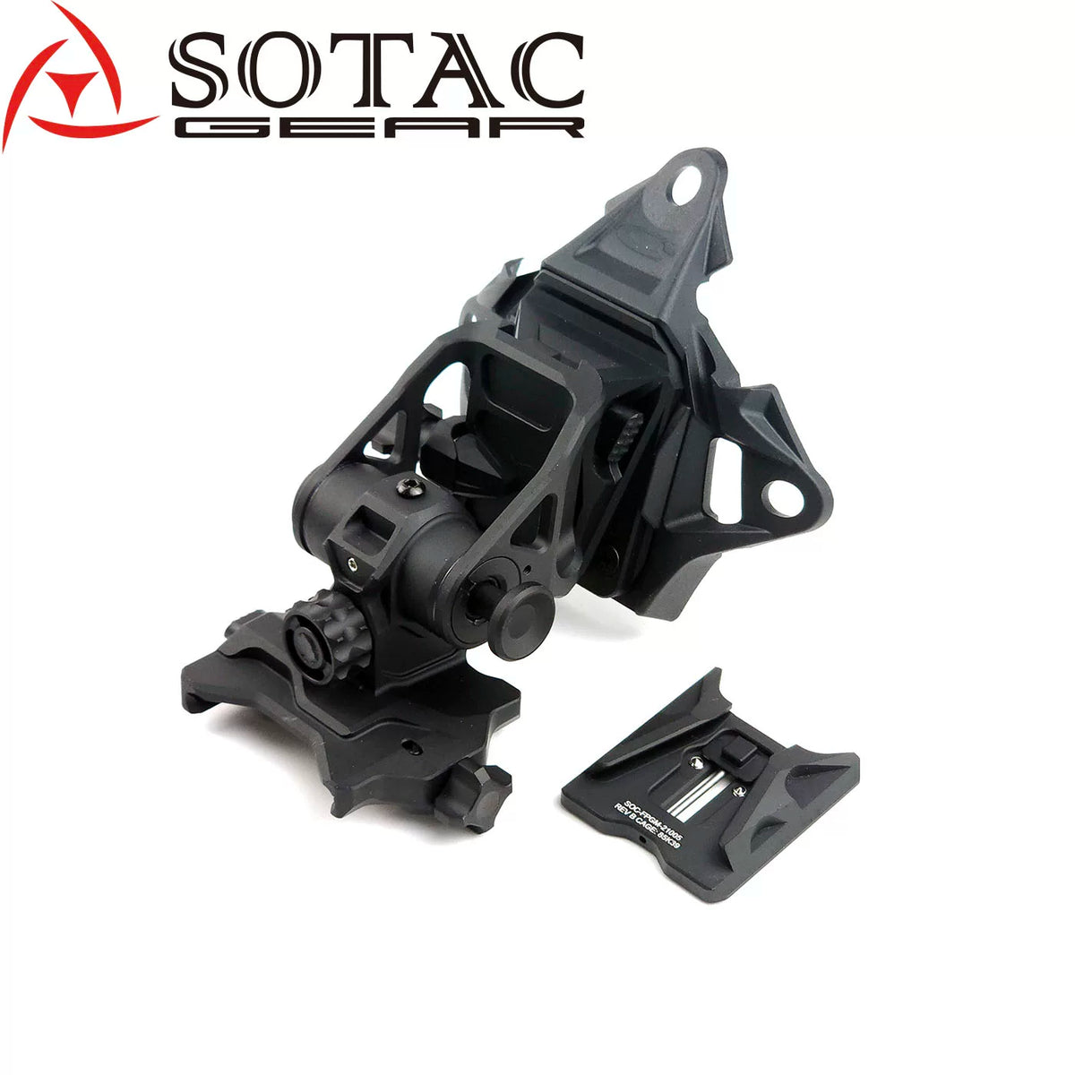 SOTAC FPG21 Hard Anodized NVG Helmet Mount - BK