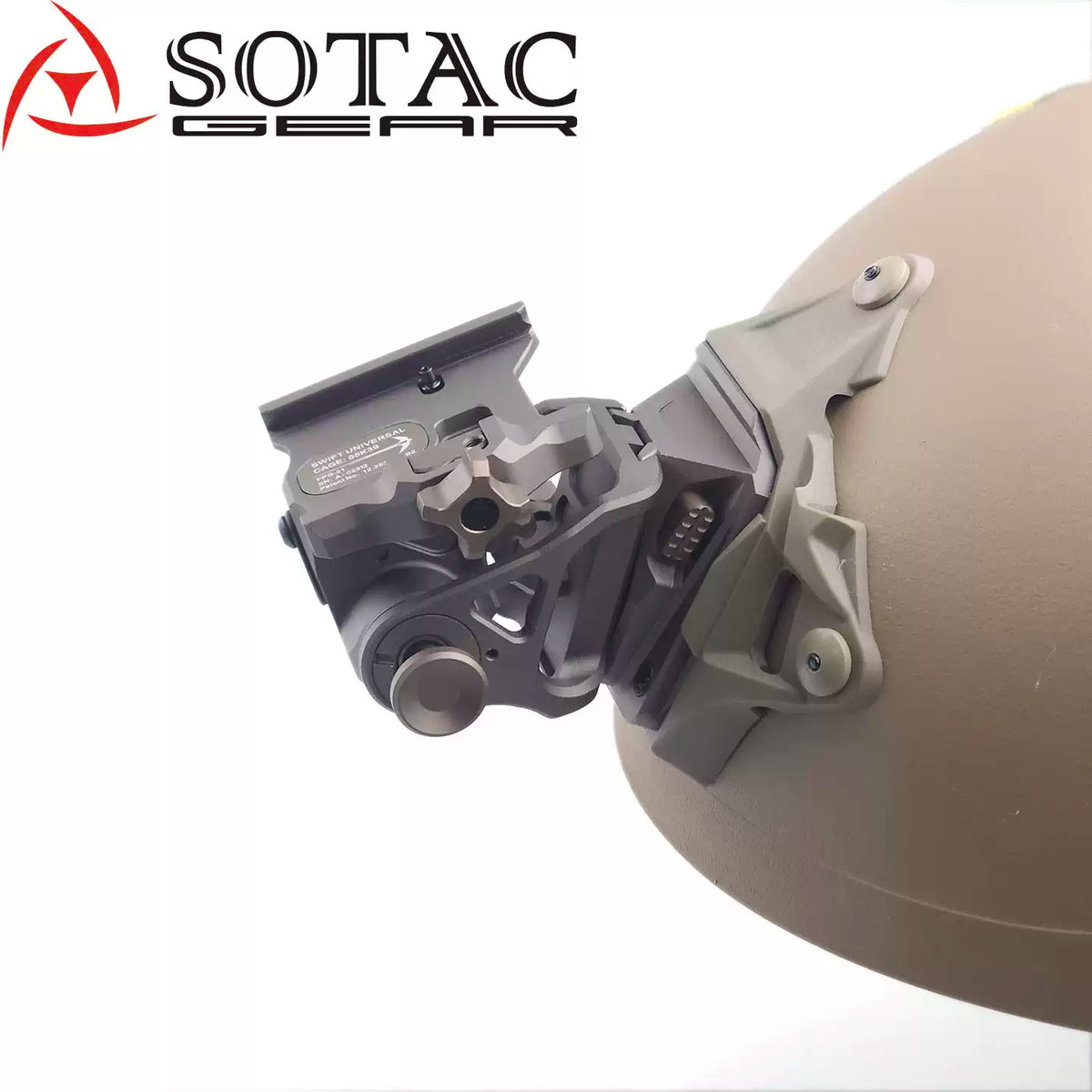 SOTAC FPG21 Hard Anodized NVG Helmet Mount - DE