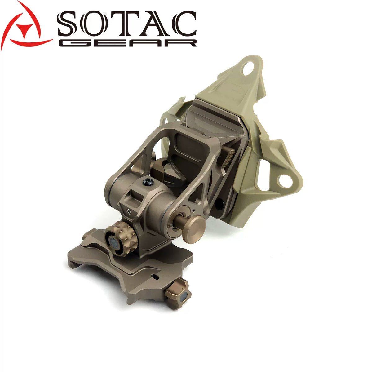 SOTAC FPG21 Hard Anodized NVG Helmet Mount - DE